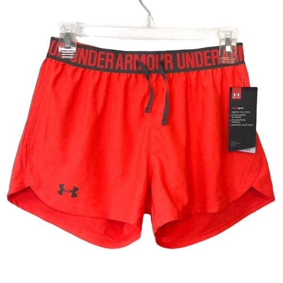 3/$25 🙌🏼 NWT Under Armour Neon Running Athletic Shorts XS - Picture 1 of 5